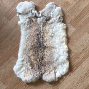 Soft rabbit pelt